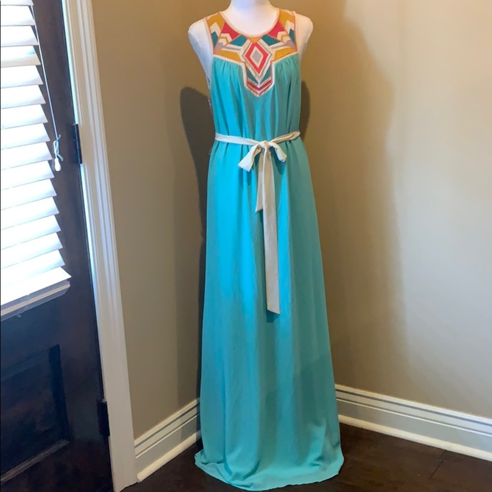 Embroidered Boutique Maxi Dress
